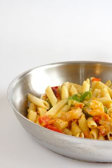 Penne Pasta With Shrimp Stock Image Penne Pasta With Shrimp Stock Image