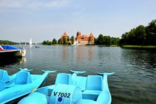 Trakai Island Castle Landscape 2 Stock Photos Trakai Island Castle Landscape 2 Stock Photos