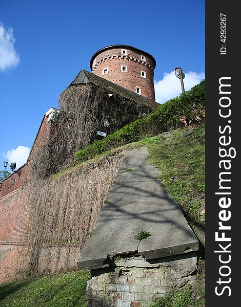 Tower of Wawel Castle. Krakow. Poland.