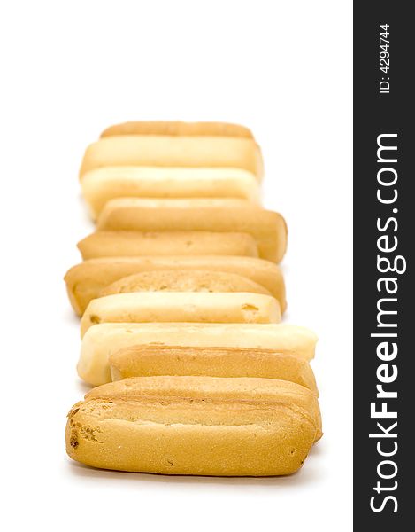 Object on white - food - shortbread. Object on white - food - shortbread