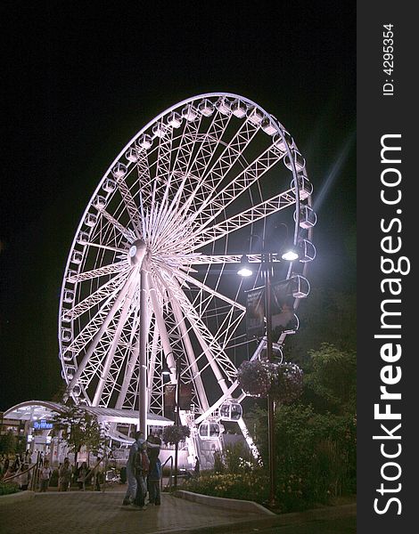 Ferris wheel,entertainment,recreation, amusement,ride,Niagara Falls, night entertainment carnival