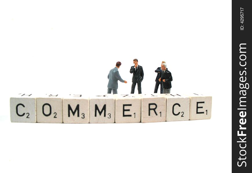 The word commerce and some businessmen