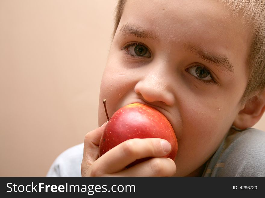 Boy With Apple