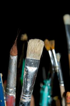 Paintbrushes 4 Royalty Free Stock Image Paintbrushes 4 Royalty Free Stock Image