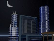Skyline Night Stock Images Skyline Night Stock Images