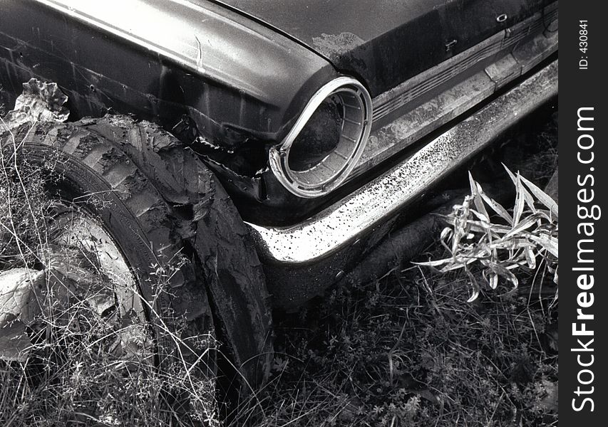 Abandoned old car