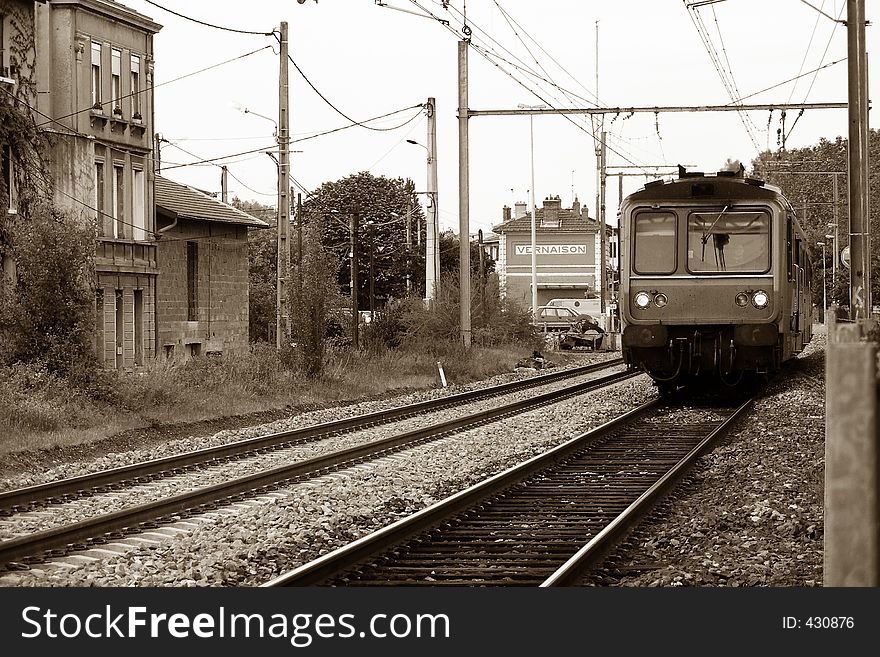 DÃ©parture train in france