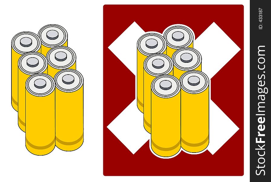 6 batteries for art use. 6 batteries for art use.