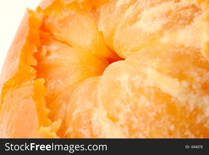 Fresh tangerine macro detail. Fresh tangerine macro detail