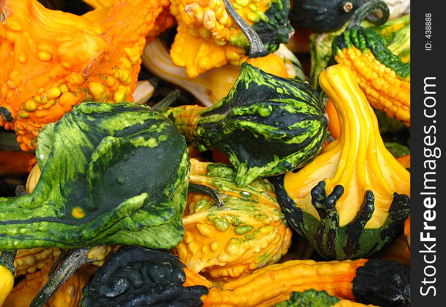 Gourds for sale at the market