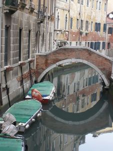 Venice Canal Scene Royalty Free Stock Photo Venice Canal Scene Royalty Free Stock Photo