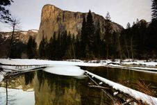 El Capitan And Merced River Royalty Free Stock Photography El Capitan And Merced River Royalty Free Stock Photography