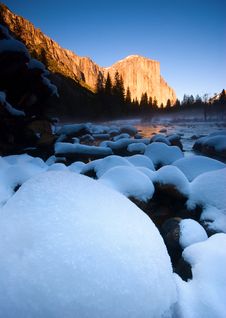 El Capitan And Merced River Stock Photography El Capitan And Merced River Stock Photography