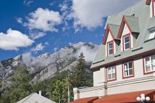 Cottage In Banff Natural Park Stock Images Cottage In Banff Natural Park Stock Images