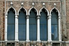 Windows Of Venice Royalty Free Stock Photography