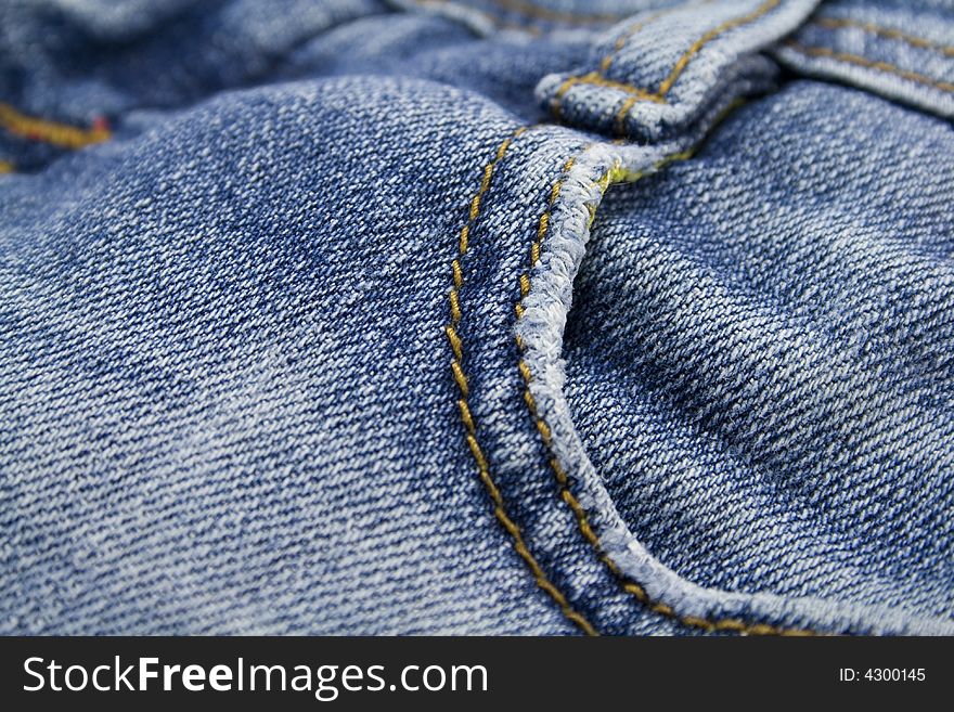 Jeans close-up