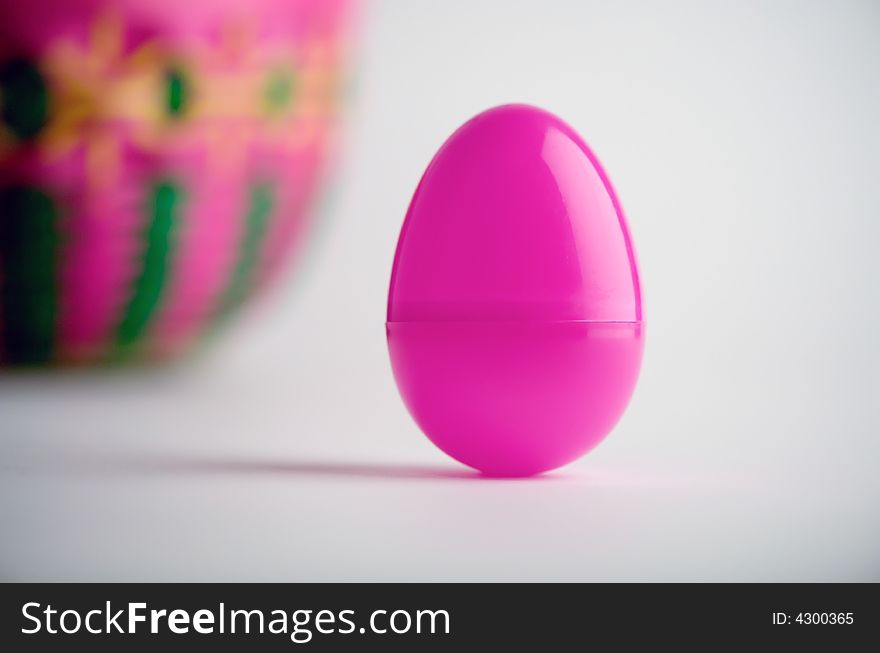 Easter Egg Basket With Egg