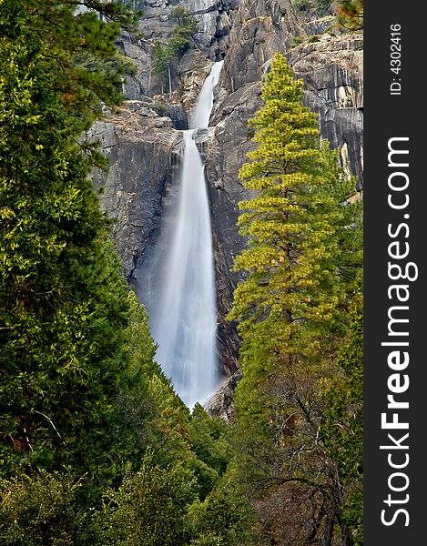 Waterfall in Yosemite National Park