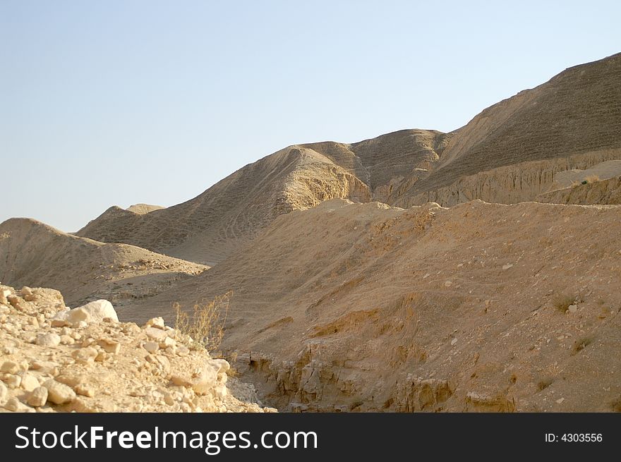 Arava Desert - Dead Landscape, Background