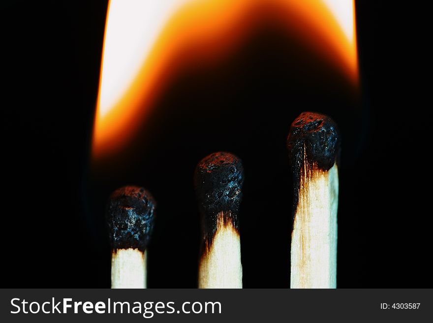 Match With Smoke Isolated