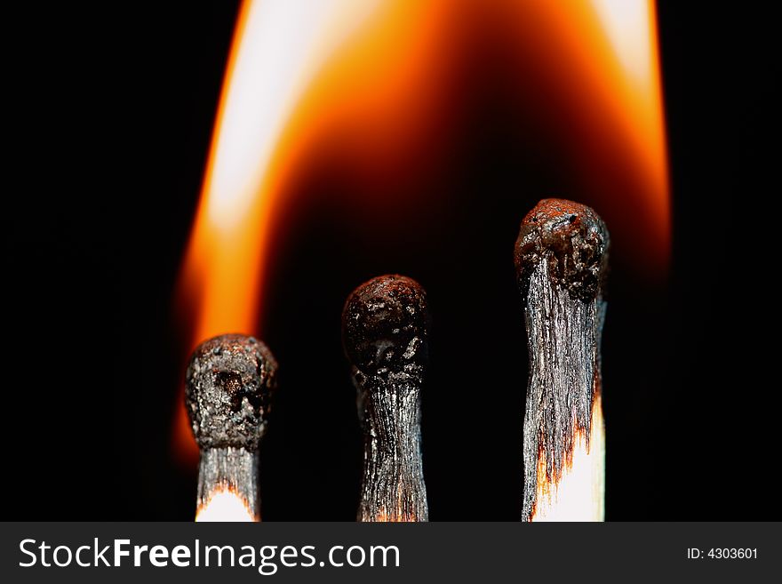 Match With Smoke Isolated