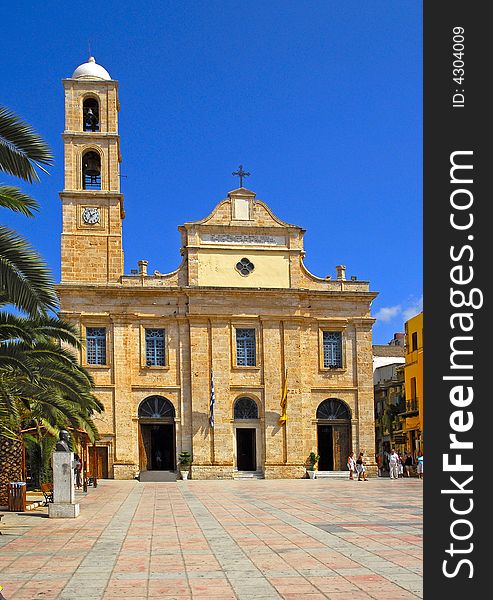 Building of an orthodox cathedral