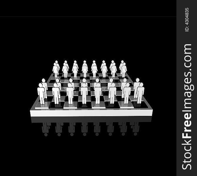 3D Form and Object, chessboard