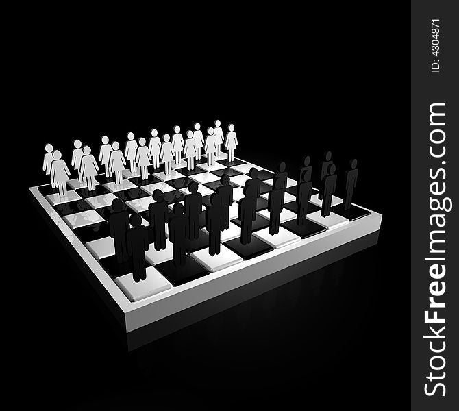 3D Form and Object, chessboard