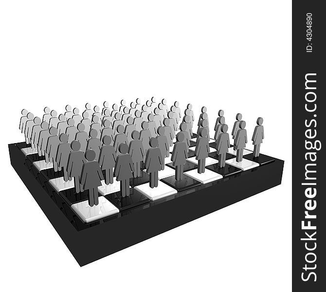 3D Form and Object, chessboard