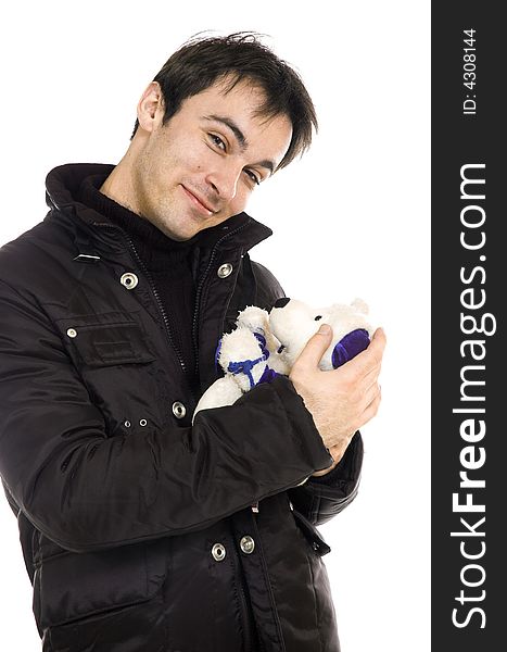 Man with a children s toy