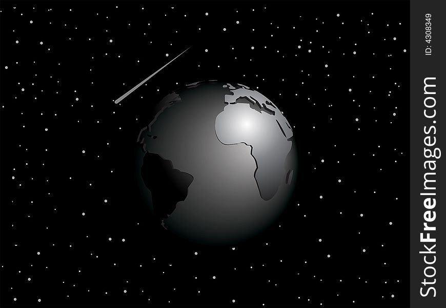 This is a vector globe