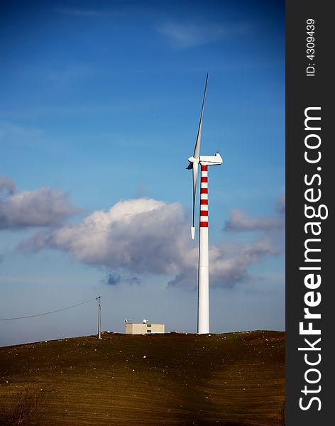 Modern and ecologic wind generator. Modern and ecologic wind generator