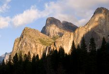 Bridal Veils Fall, Yosemite National Park Royalty Free Stock Photography Bridal Veils Fall, Yosemite National Park Royalty Free Stock Photography