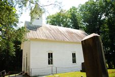 Church In Cemetery. Royalty Free Stock Image Church In Cemetery. Royalty Free Stock Image