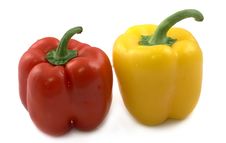 Red And Yellow Pepper Stock Images Red And Yellow Pepper Stock Images