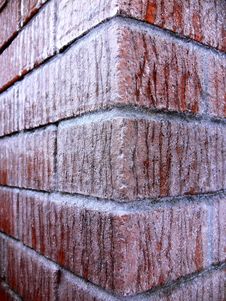 Icy Brick Wall Royalty Free Stock Images Icy Brick Wall Royalty Free Stock Images