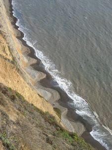 Coastal Waves Stock Photo