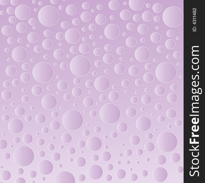 Graphic illustration of random sized bubbles against a purple gradient background. Graphic illustration of random sized bubbles against a purple gradient background.