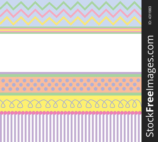 Background pattern of pastel colors and shapes with blank space for text. Background pattern of pastel colors and shapes with blank space for text