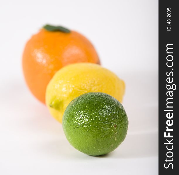Lime, Orange, Lemon