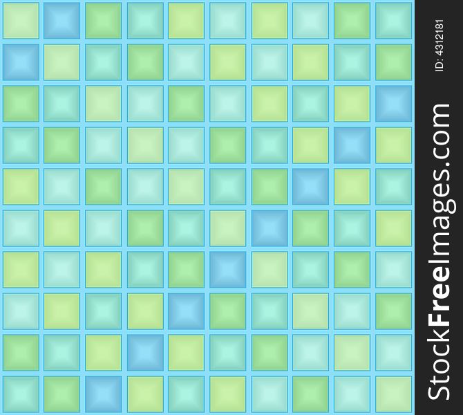 Motley 3d tiles. Seamless vector pattern. Motley 3d tiles. Seamless vector pattern