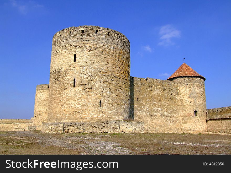 Old fortress in town Belgorod-Dnestrovskiy (The South of Ukraine). Old fortress in town Belgorod-Dnestrovskiy (The South of Ukraine).