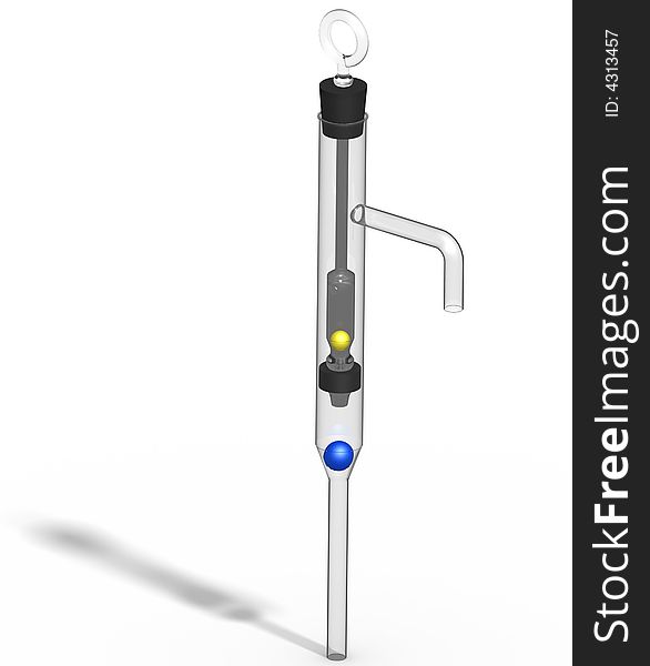 3D lift pump, glass model. Glass particularly suited for demonstration; rubber piston gaskets and ball valves; movement of piston and valve as well as pumped liquid are clearly visible. 3D lift pump, glass model. Glass particularly suited for demonstration; rubber piston gaskets and ball valves; movement of piston and valve as well as pumped liquid are clearly visible