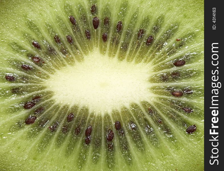 Background from fresh kiwi fruit