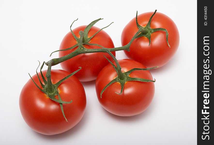Red Tomatoes Isolated
