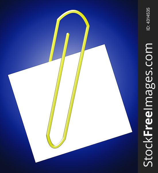 Paperclip With Note 16