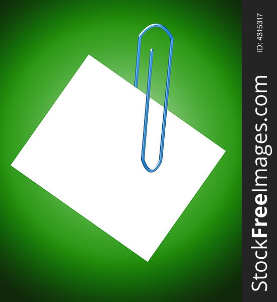 Paperclip With Note 21