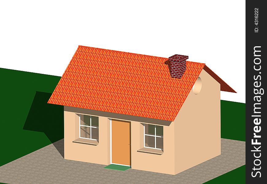 Individual House 3d