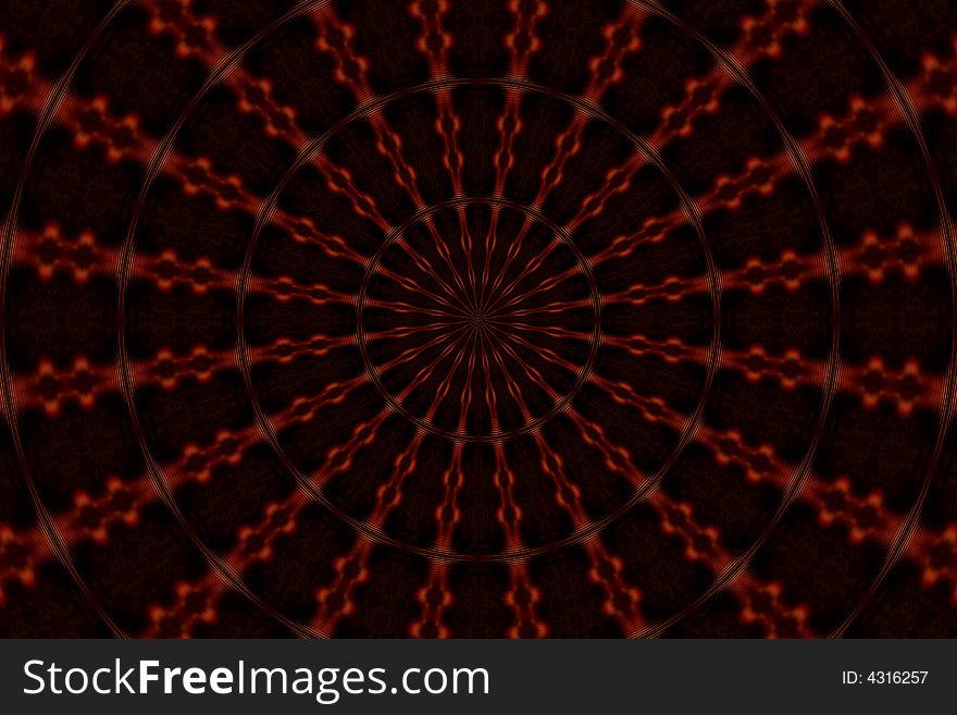 Abstract pattern on the black background. Abstract pattern on the black background