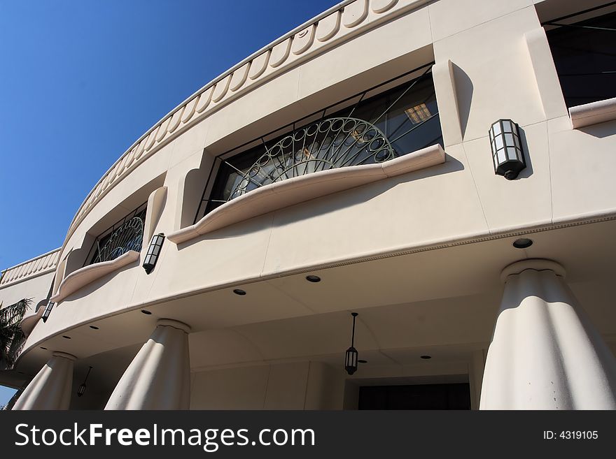 Modern art deco architecture in south florida